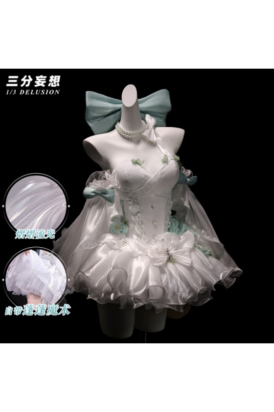 1/3 Delusion Genshin Impact Lynette Fanart Angel Neko Cosplay Costume